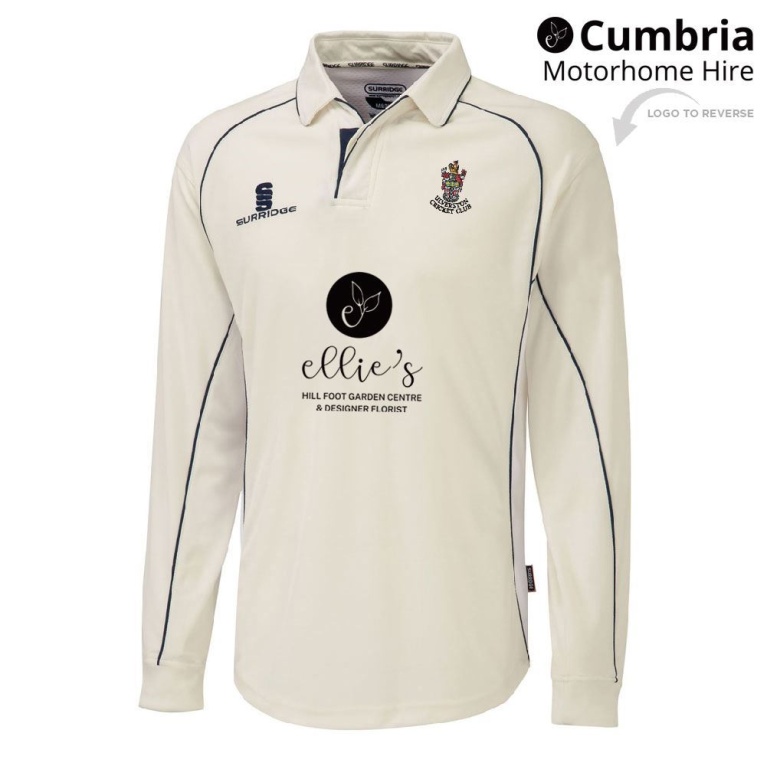 Ulverston CC - Premier Long Sleeve Navy Trim Shirt