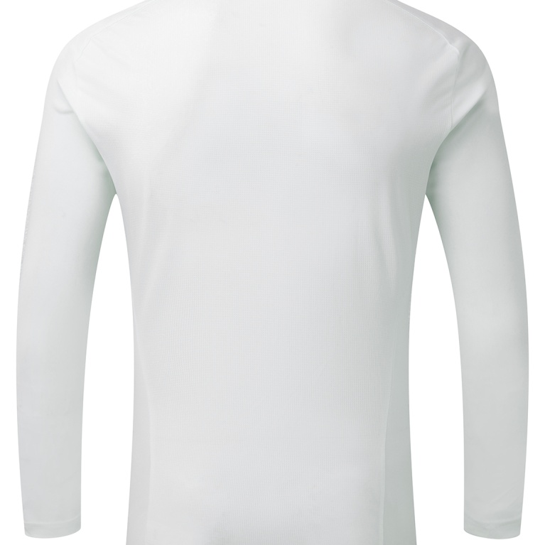 Ulverston CC - Ergo Long Sleeve Navy Trim Shirt